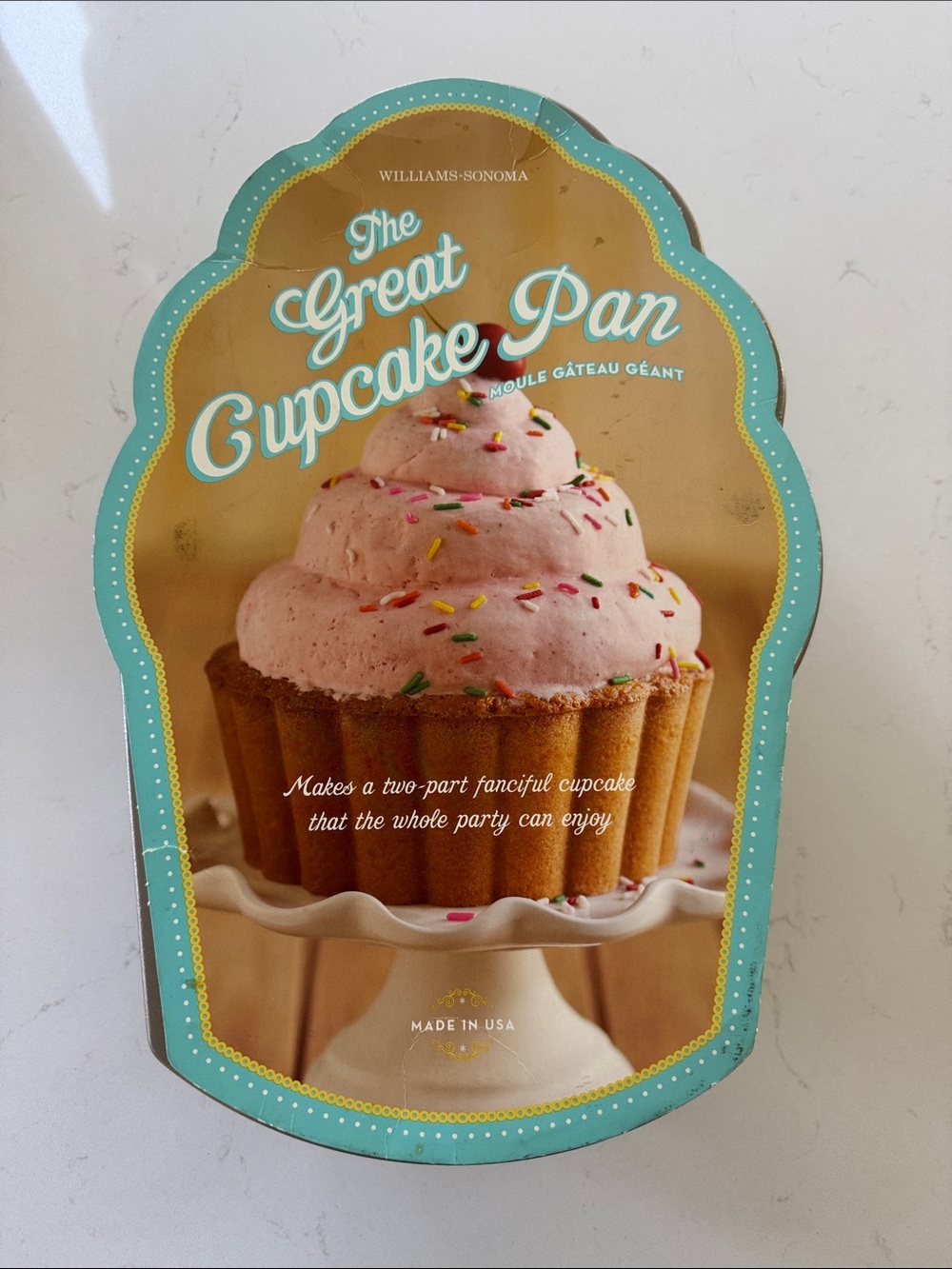 Williams Sonoma Cupcake Pan Decorative Mold NWT 🧁